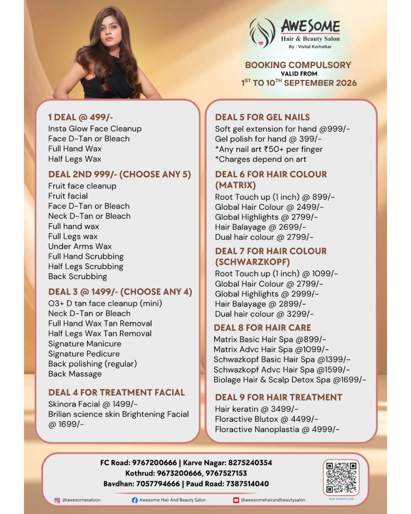 Awesome Hair & Beauty Salon Special Offers